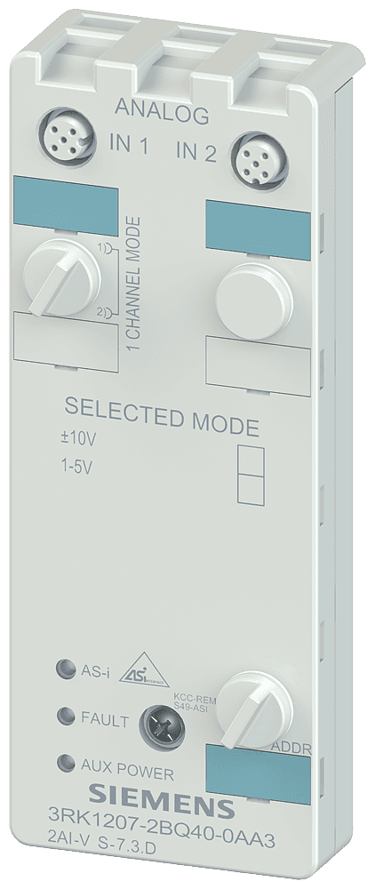 AS-i compact module K60 analog 2 AI by Siemens