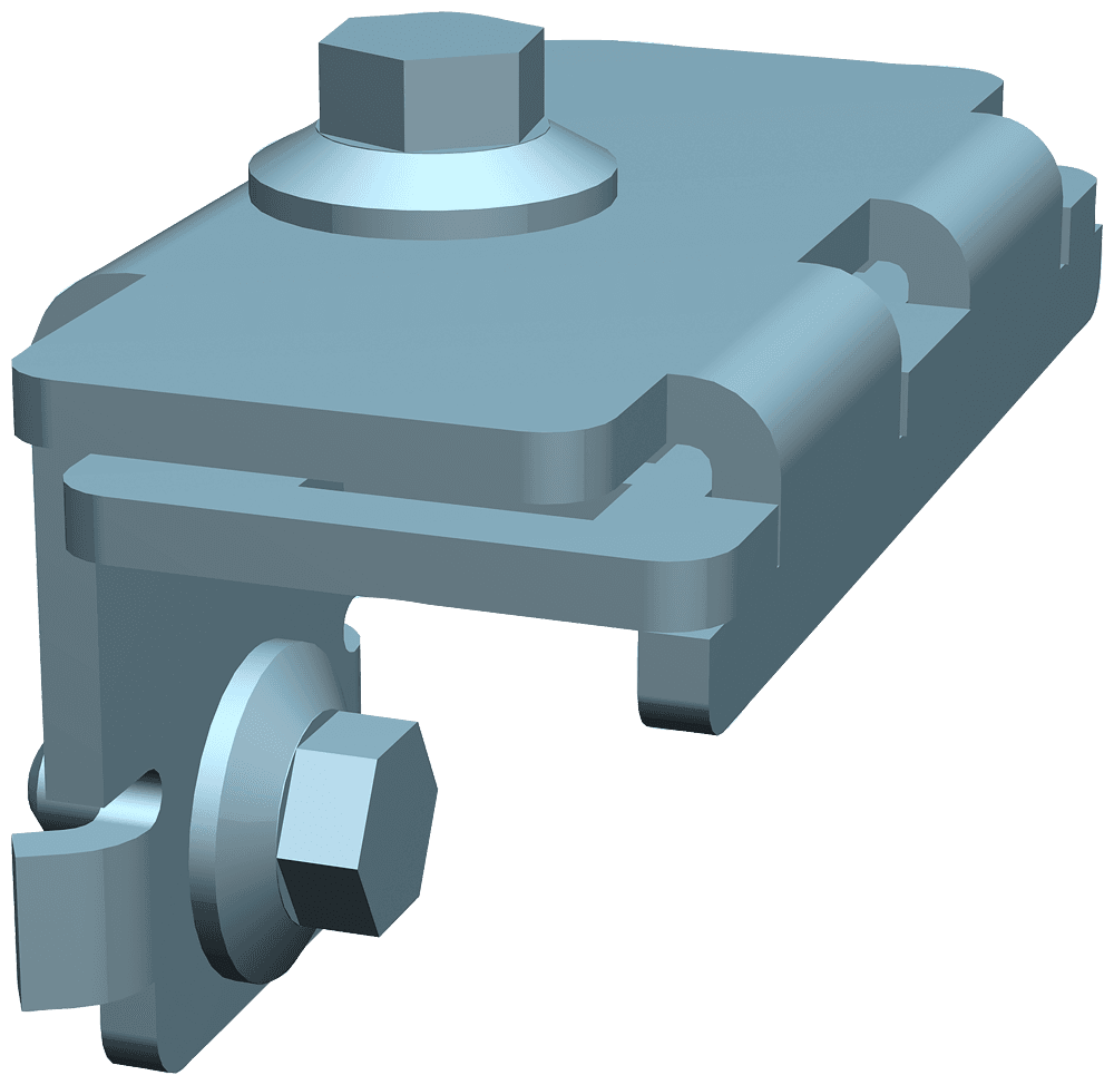 SIDOOR door clutch holder Door clutch holder for Toothed belt width 12 mm - Image 3