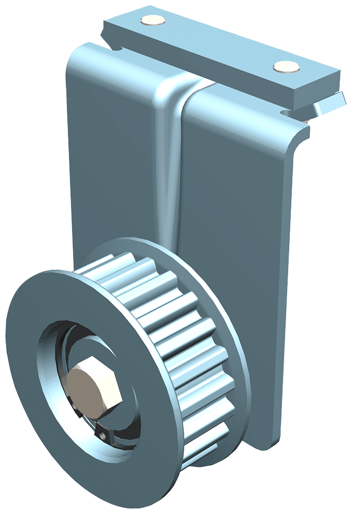 SIDOOR deflector unit Deflector unit with guide pulley - Image 3