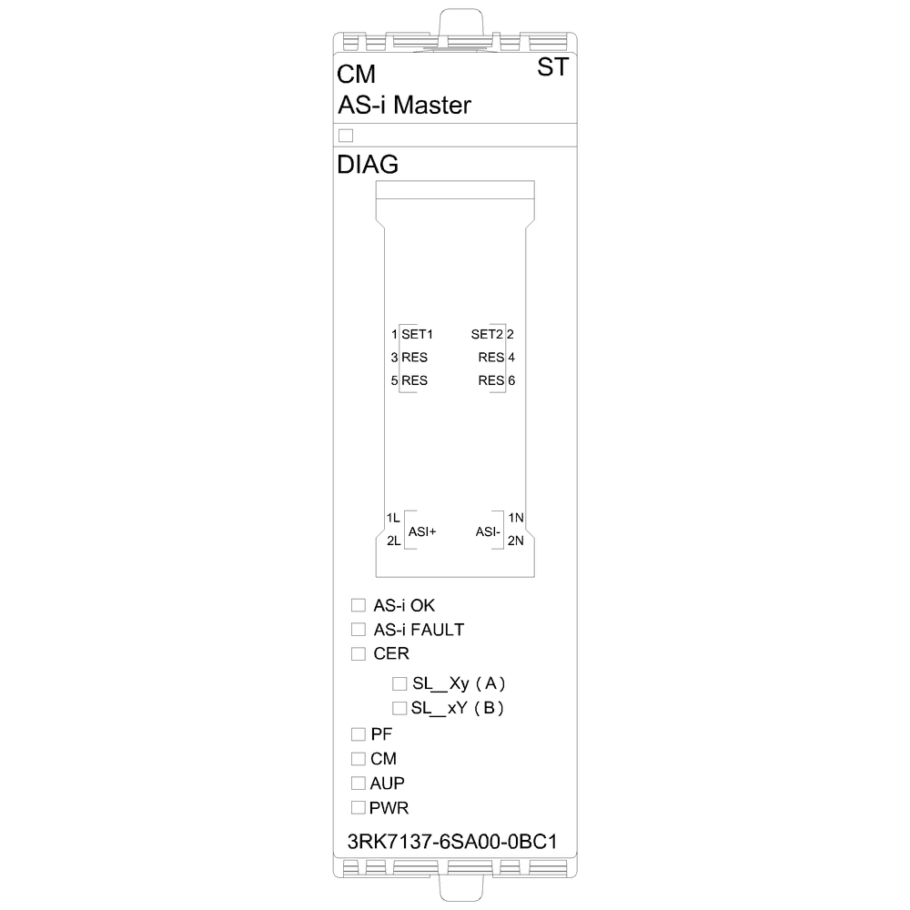 SIMATIC ET 200SP communications module CM AS-i Master ST according to AS-Interface specification V3.0 - Image 2