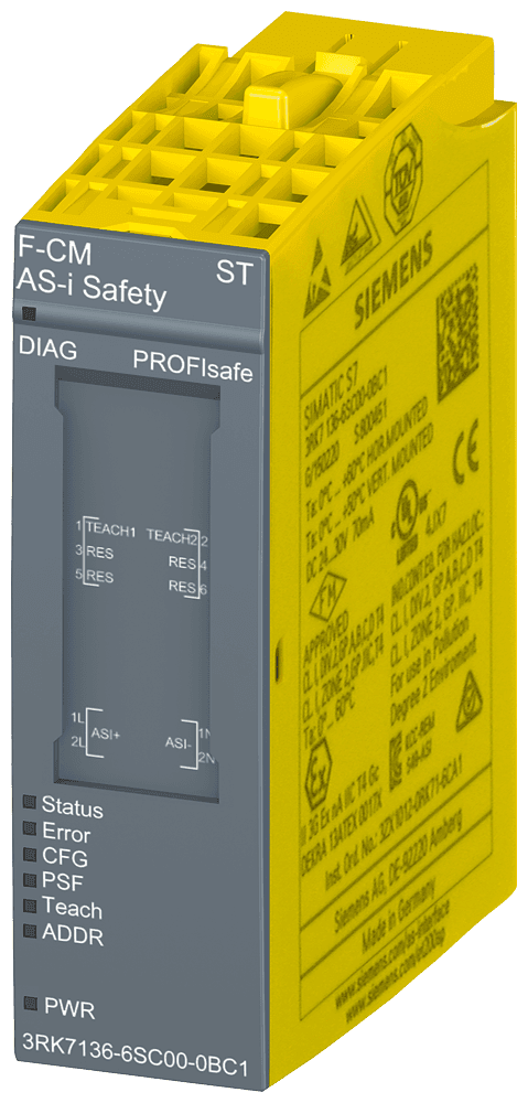 SIMATIC ET 200SP Safety communications module F-CM AS-i Safety ST for AS-Interface by Siemens
