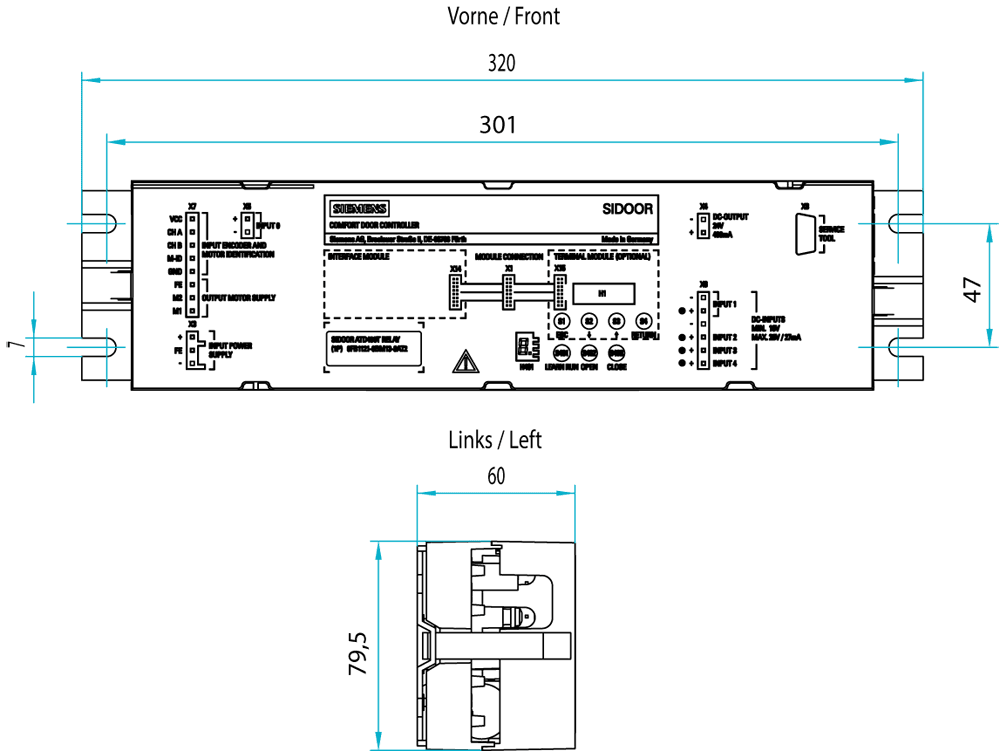 SIDOOR ATD400T RELAY CONTROL UNIT FOR INTERIOR TRAIN DOORS - Image 3