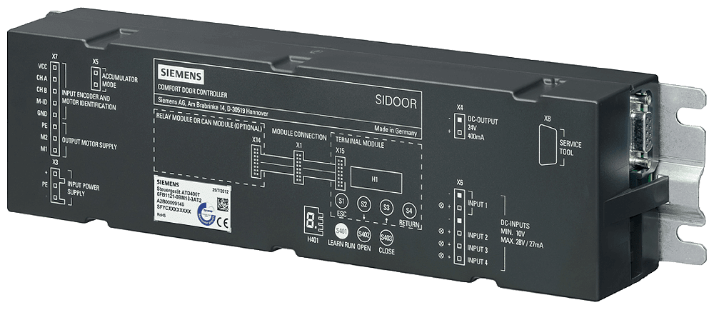 SIDOOR ATD400T RELAY CONTROL UNIT FOR INTERIOR TRAIN DOORS by Siemens