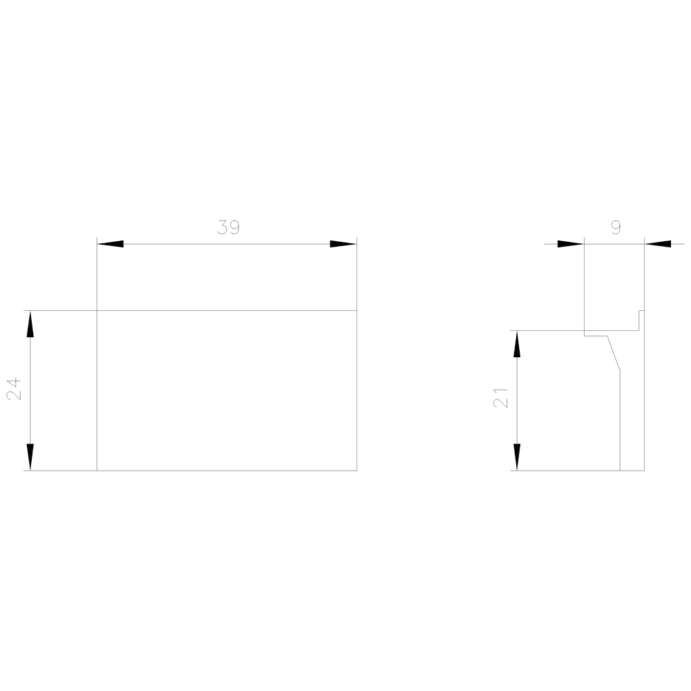 Cover cap for connection tags for fork shape connections - Image 2