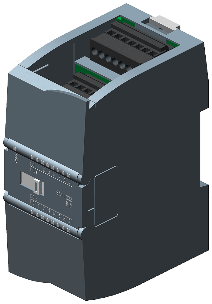 SIPLUS S7-1200 SM 1222 16DQ RLY based on 6ES7222-1HH32-0XB0 with conformal coating by Siemens