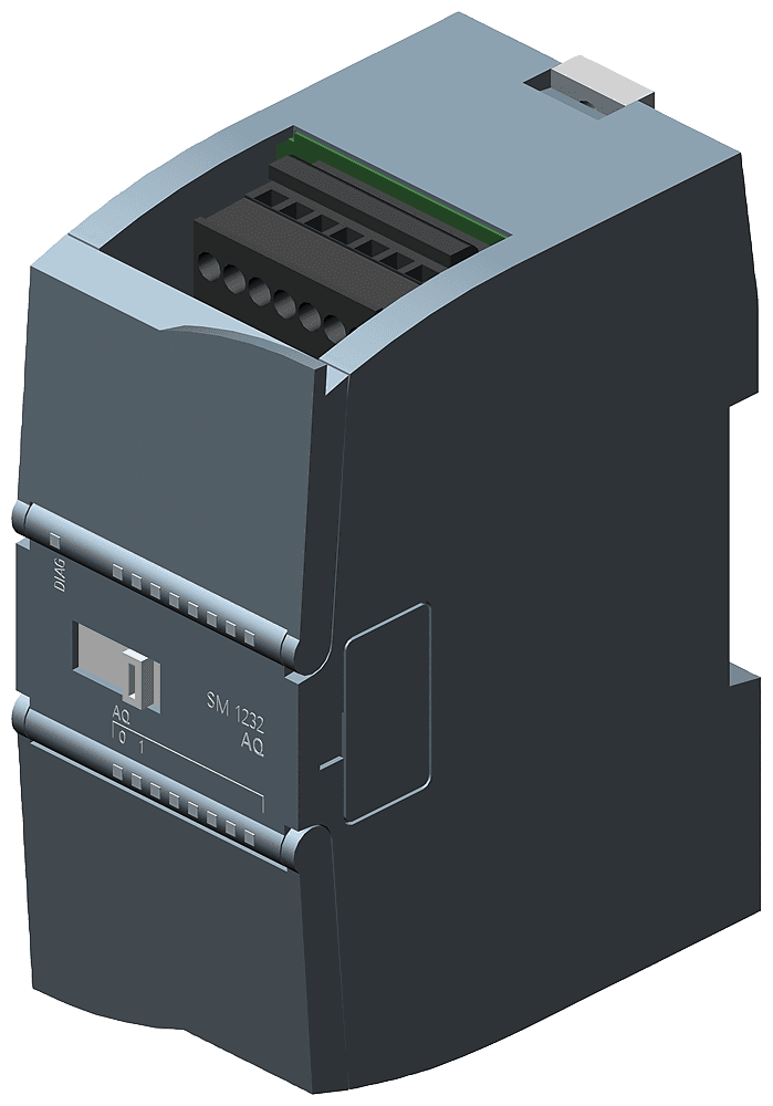 SIPLUS S7-1200 SM 1232 2AQ based on 6ES7232-4HB32-0XB0 with conformal coating by Siemens