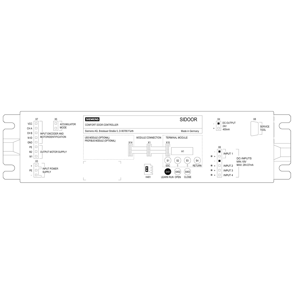 SIDOOR ATD420W control device for machine tools - Image 2