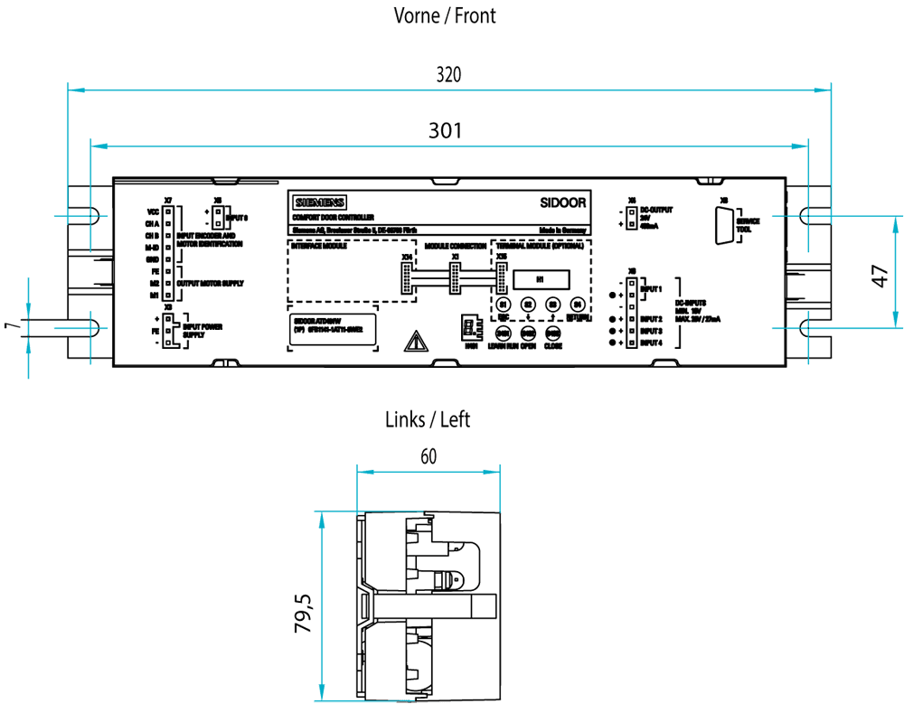 SIDOOR ATD401W control device for machine tools - Image 2