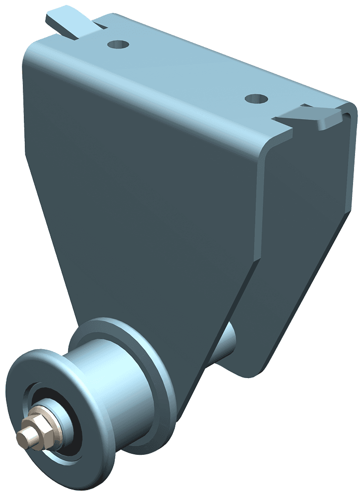 SIDOOR deflector unit with guide pulley for deflection of the SIDOOR toothed belt - Image 3