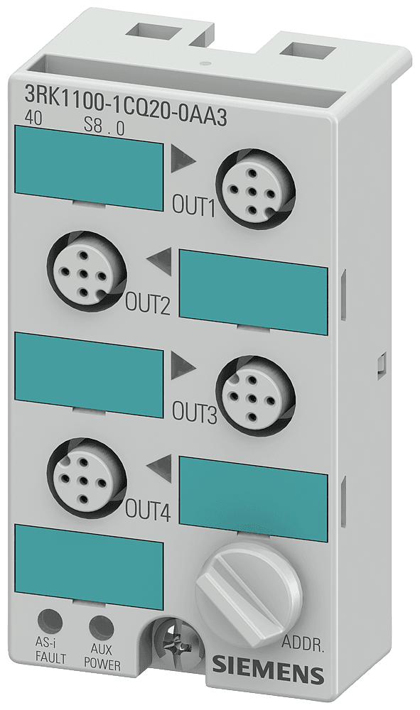 AS-i compact module K45 digital 4 DQ by Siemens