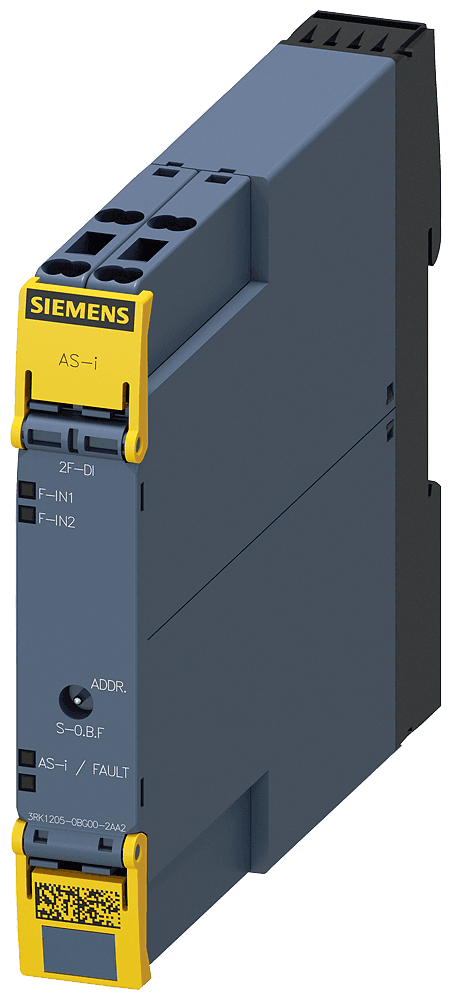 ASIsafe SlimLine Compact module SC17.5F digital safety 2 F-DI by Siemens