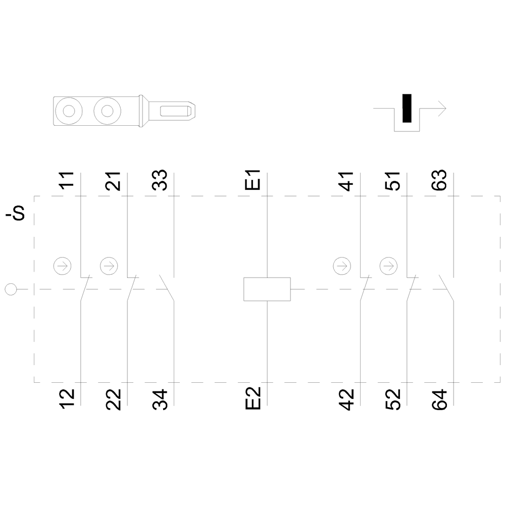 safety position switch with guard lock locking force 2600 N 5 approach directions spring-locked escape release from the rear and auxiliary release with lock on the front magnet voltage 24 V DC monitoring actuator 2 NC/1 NO monitoring magnet 2 NC/1 NO supplied without actuator - Image 6