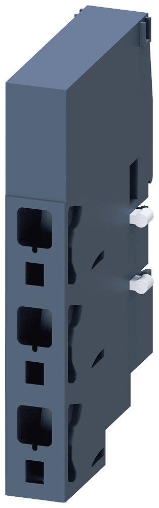 Infeed left or right Connection main circuit: Spring-type terminal Connection terminal maximum 25 mm2 by Siemens