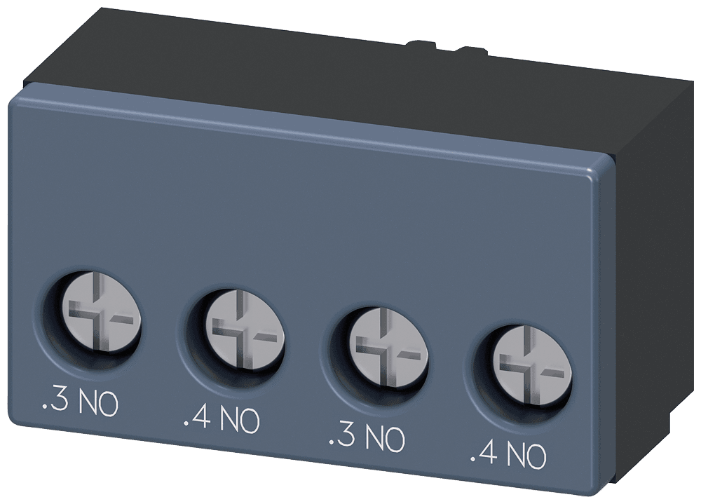 Auxiliary switch 2 NO contacts Connection control circuit: screw terminal by Siemens
