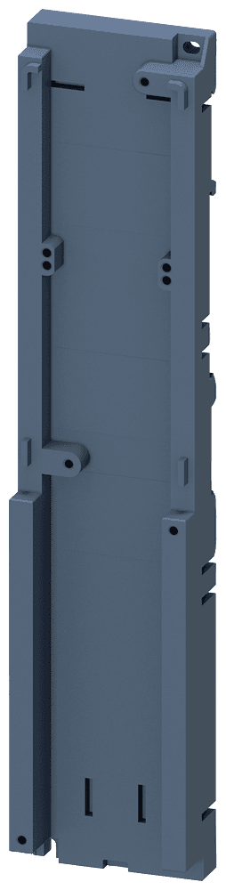 busbar adapter Size S3 for mechanical mounting of circuit breaker and contactor Can be snapped onto standard mounting rail or for screw mounting (individual unit packaging) by Siemens