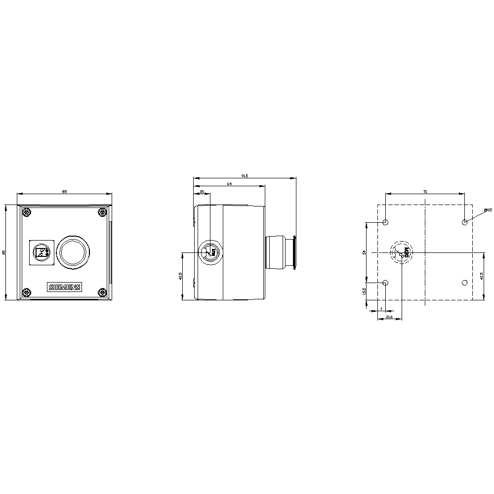 Enclosure for command devices 22 mm - Image 2