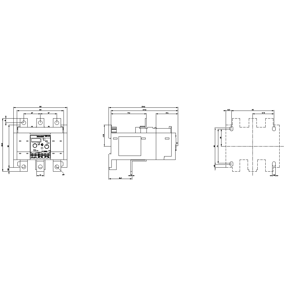 Overload relay 50...200 A for motor protection Size S6 - Image 2