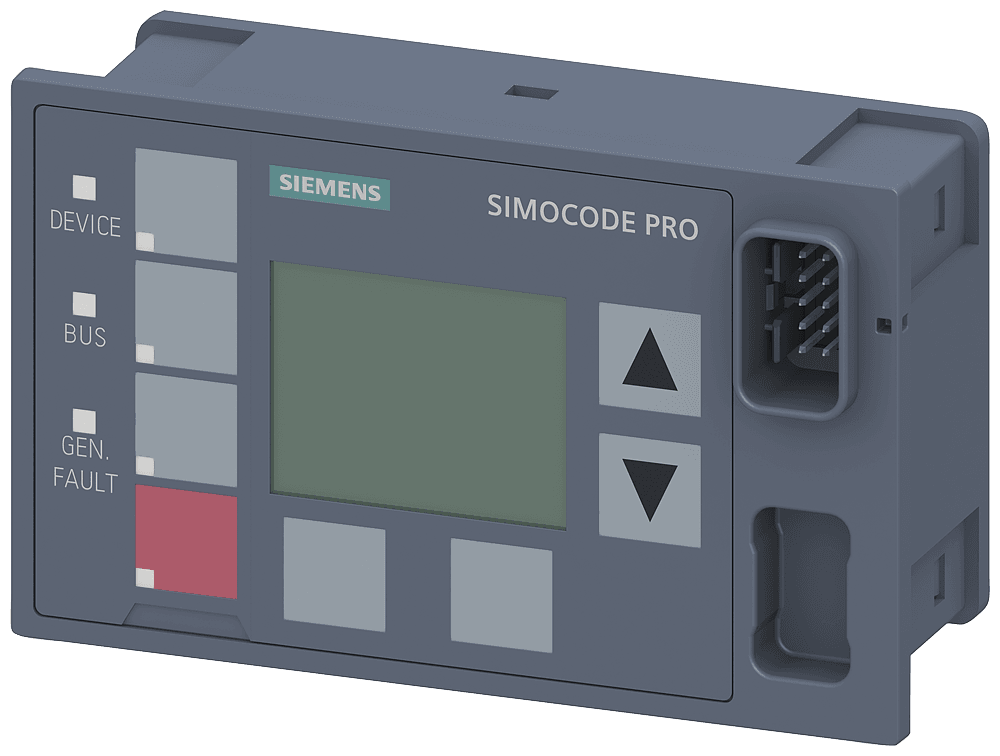operator panel with display for SIMOCODE pro V(without PN GP) installation in control cabinet door or front plate by Siemens