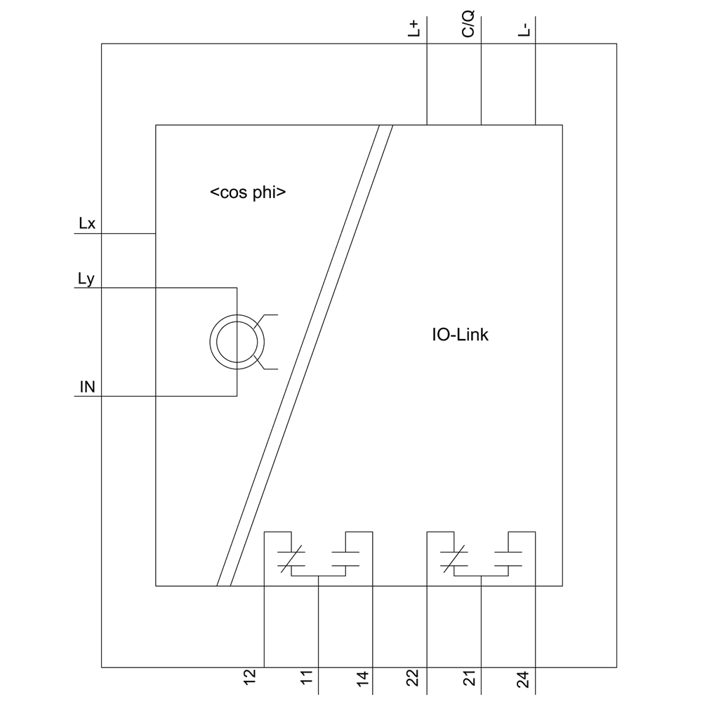 !!! product phase-out !!! the preferred successor is 3UG5842-1AA40 digital monitoring relay cos phi and current monitoring for IO-Link 90...690 V AC - Image 5