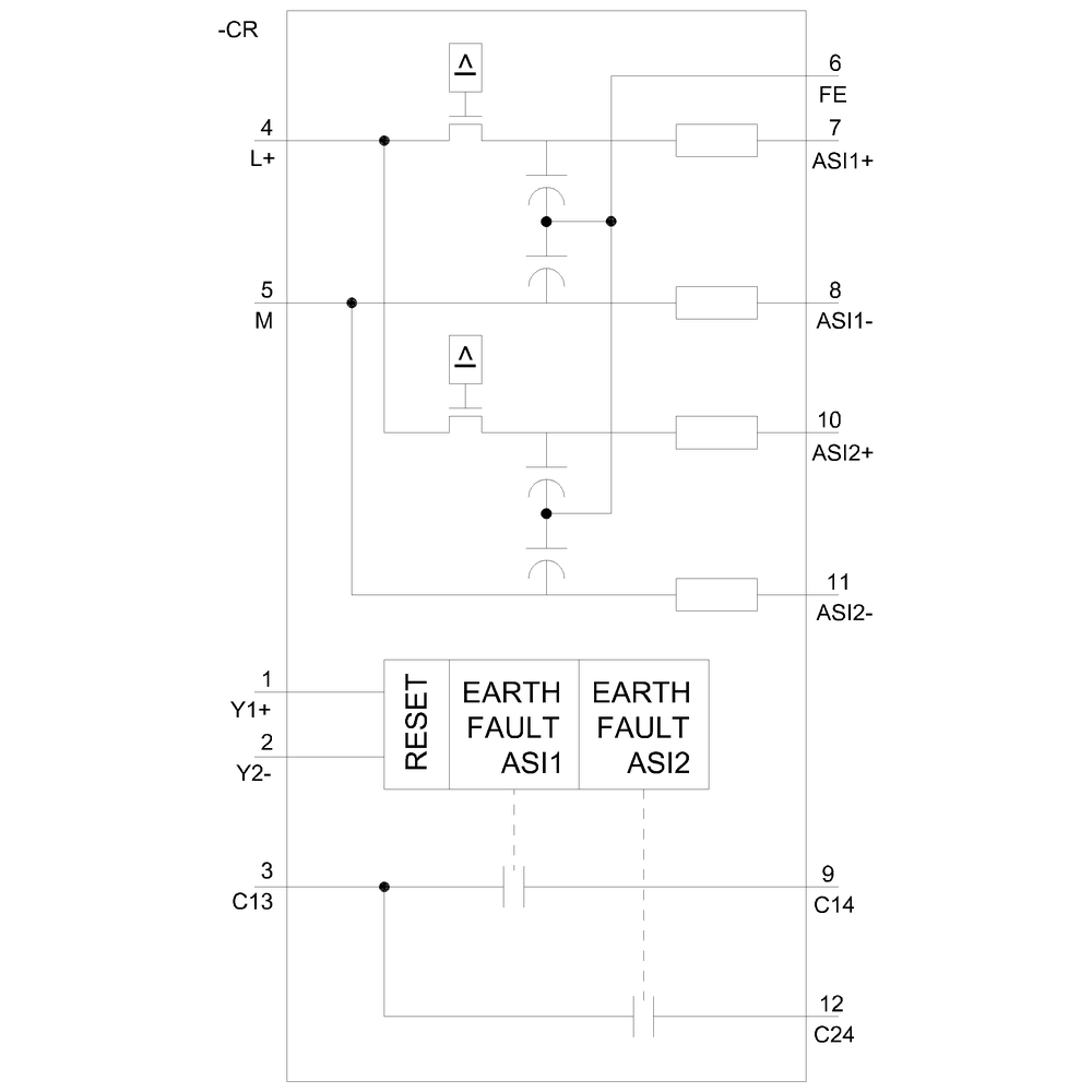 AS-i data decoupler 2 x 4 A Spring-type terminals - Image 3