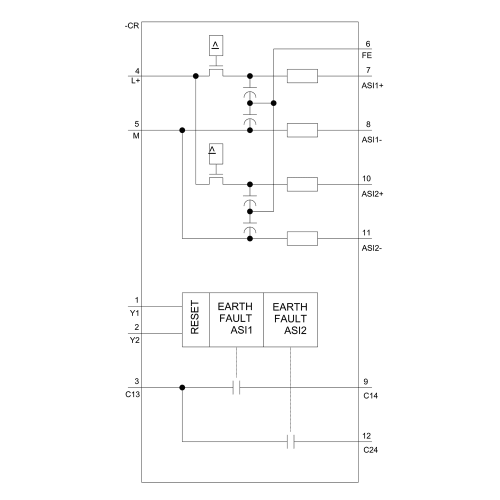 AS-i data decoupler 1 x 4 A Screw terminals - Image 4