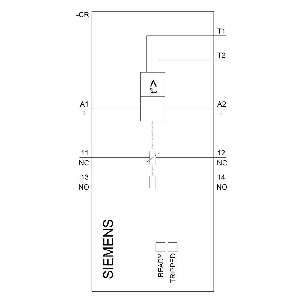 thermistor motor protection relay compact evaluation unit 17.5 mm enclosure spring-loaded terminal 1 NO contact - Image 4
