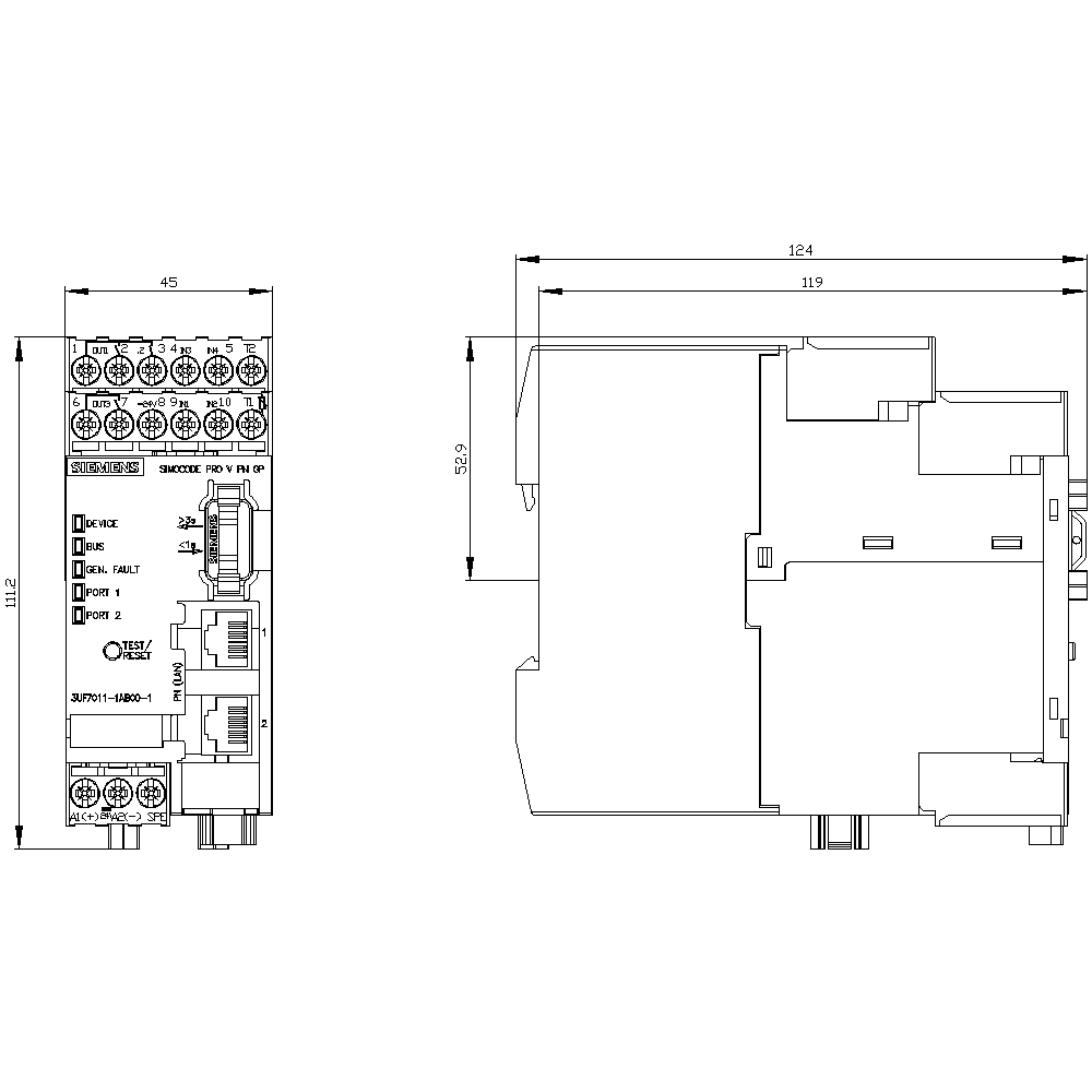 basic device SIMOCODE pro V PN GP - Image 2