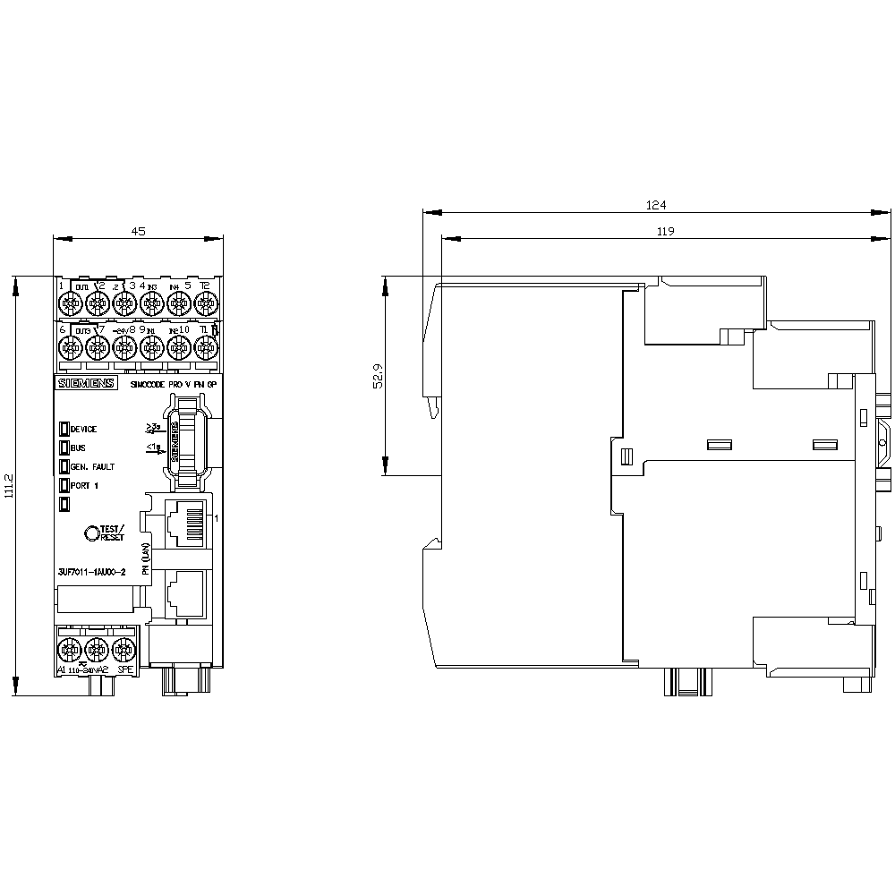 basic device SIMOCODE pro V PN GP - Image 2