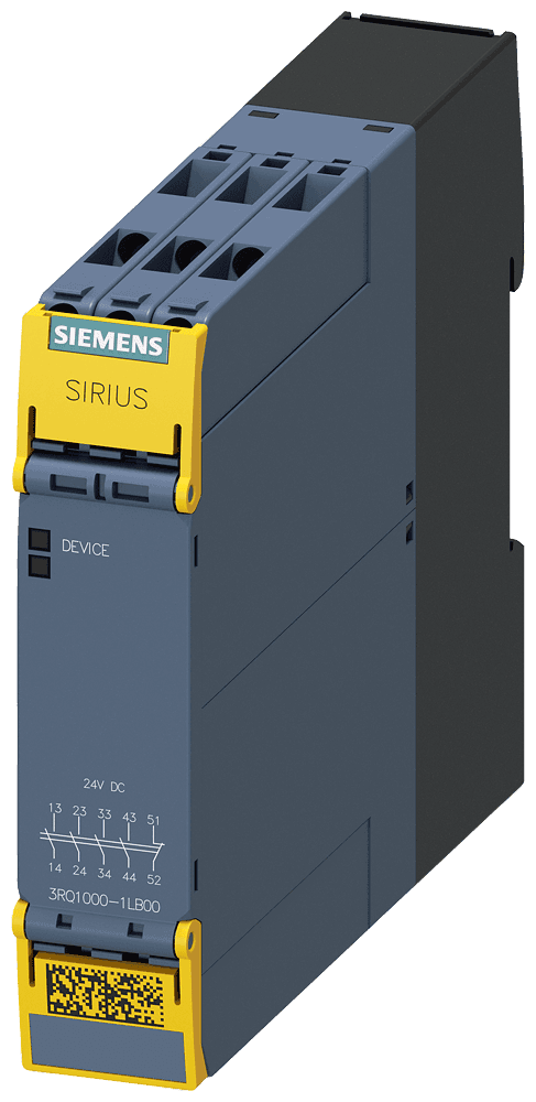 Positively driven coupling relay in industrial enclosure 4 NO contacts / 1 NC contact 24 V DC SIL 2 / PL c screw terminal by Siemens