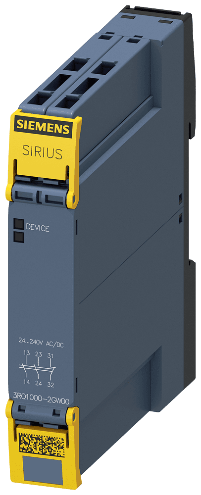Positively driven coupling relay in industrial enclosure 2 NO contacts / 1 NC contact 24 V to 240 V AC/DC SIL 2 / PL c Spring-type terminals (push-in) by Siemens