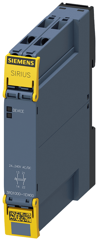 Positively driven coupling relay in industrial enclosure 1 NO contact / 1 NC contact 24 V to 240 V AC/DC SIL 2 / PL c Screw terminals by Siemens