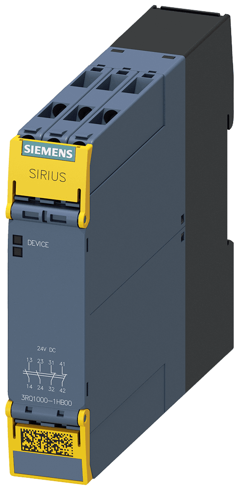 Positively driven coupling relay in industrial enclosure 2 NO contacts / 2 NC contacts 24 V DC SIL 2 / PL c screw terminal by Siemens
