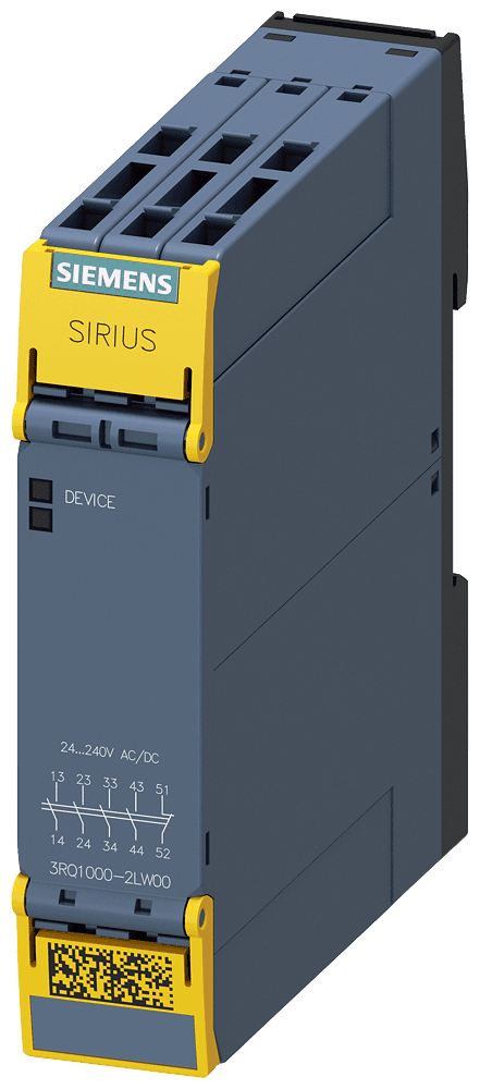 Positively driven coupling relay in industrial enclosure 4 NO contacts / 1 NC contact 24 V to 240 V AC/DC SIL 2 / PL c Spring-type terminals (push-in) by Siemens