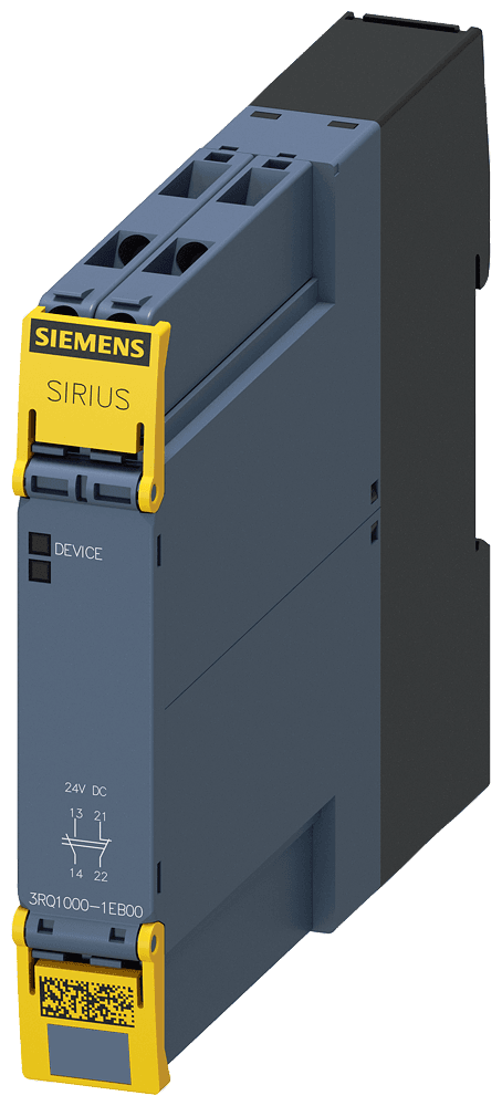 Positively driven coupling relay in industrial enclosure 1 NO contact / 1 NC contact 24 V DC SIL 2 / PL c screw terminal by Siemens