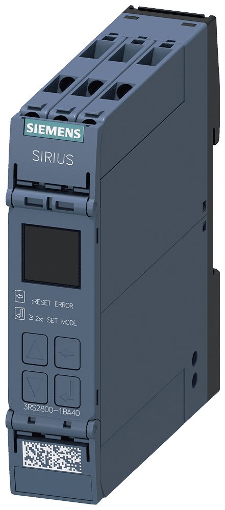 Temperature monitoring relay with display and IO-Link for resistance temperature sensors and thermocouples by Siemens