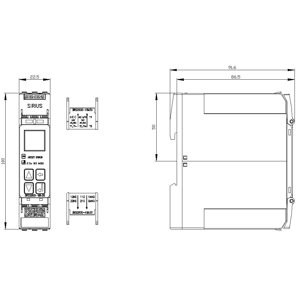 Temperature monitoring relay with display for resistance temperature sensors and thermocouples - Image 2