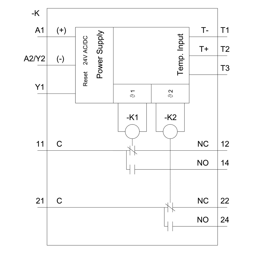 Temperature monitoring relay with display for resistance temperature sensors and thermocouples - Image 4