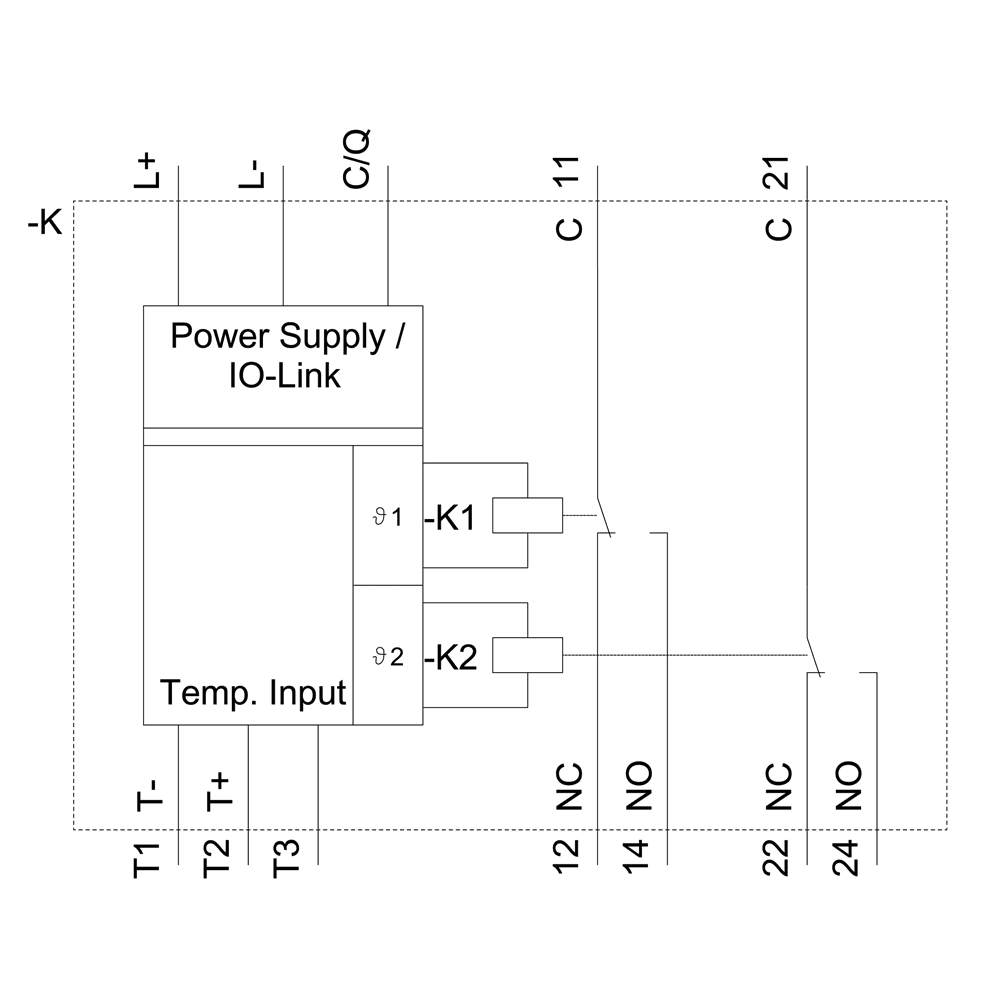 Temperature monitoring relay with display and IO-Link for resistance temperature sensors and thermocouples - Image 5