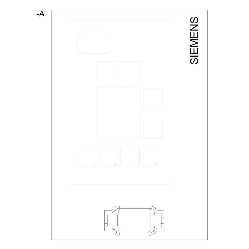 operator panel with display for SIMOCODE pro V(without PN GP) installation in control cabinet door or front plate - Image 4