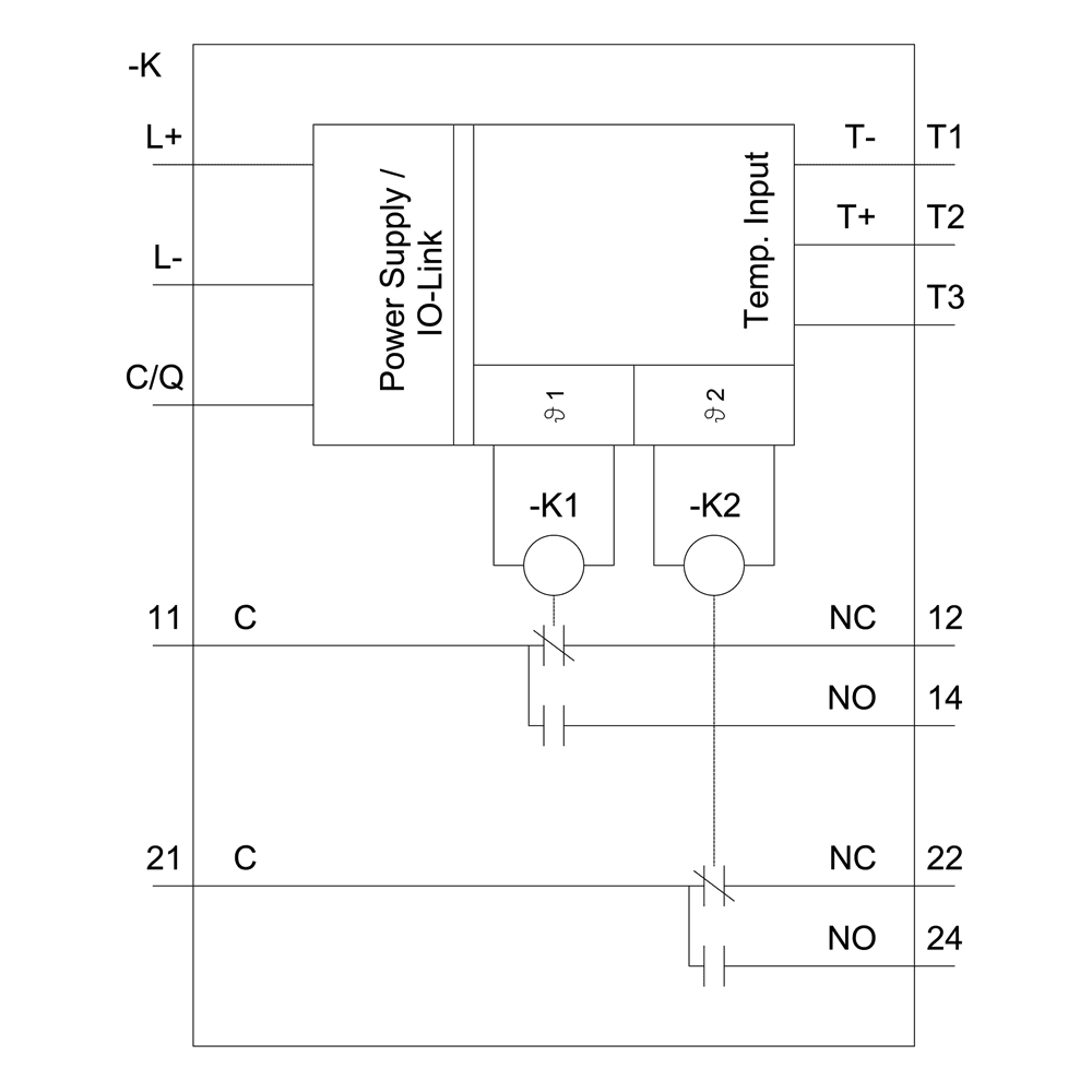 Temperature monitoring relay with display and IO-Link for resistance temperature sensors and thermocouples - Image 4