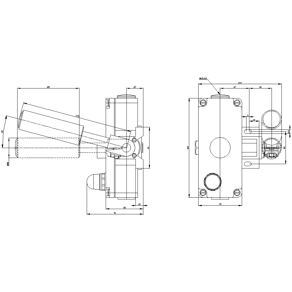 Conveyor belt unbalance tracker Metal enclosure - Image 3