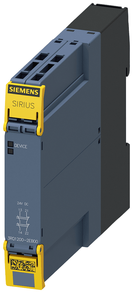 force-guided coupling relay in industrial enclosure 1 NO contact / 1 NC contact (24 V) 24 V DC SIL 3 / PL e spring-loaded terminal (push-in) by Siemens
