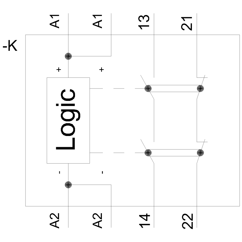 force-guided coupling relay in industrial enclosure 1 NO contact / 1 NC contact 24 V to 240 V AC/DC SIL 3 / PL e screw terminal - Image 5