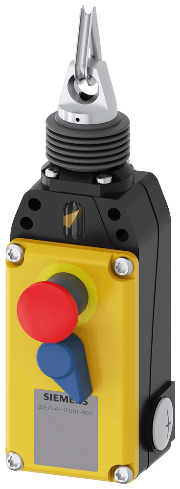 cable-operated switch with emergency stop metal enclosure IP67 by Siemens