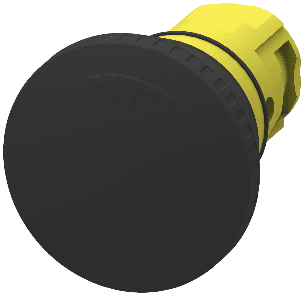 EMERGENCY STOP mushroom pushbutton by Siemens