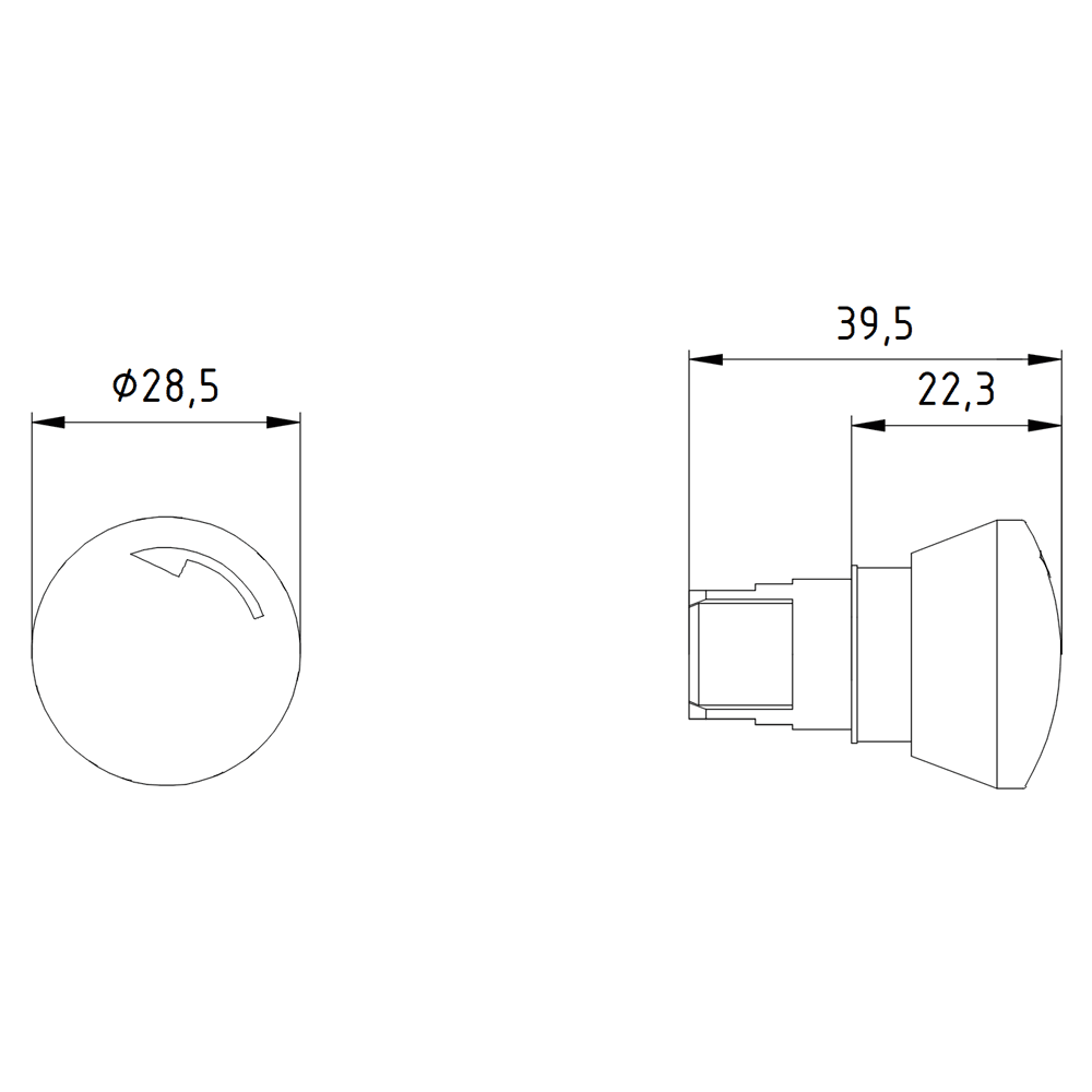 EMERGENCY STOP mushroom pushbutton - Image 2