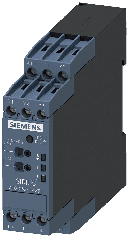 insulation monitoring relay for ungrounded (IT) networks up to 250 V AC by Siemens