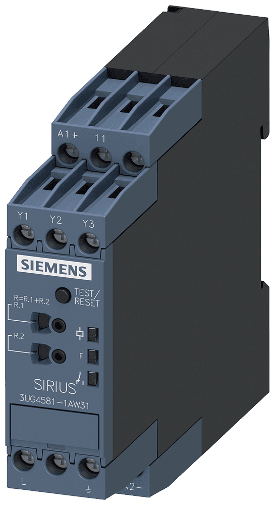 insulation monitoring relay for ungrounded (IT) networks up to 400 V AC by Siemens