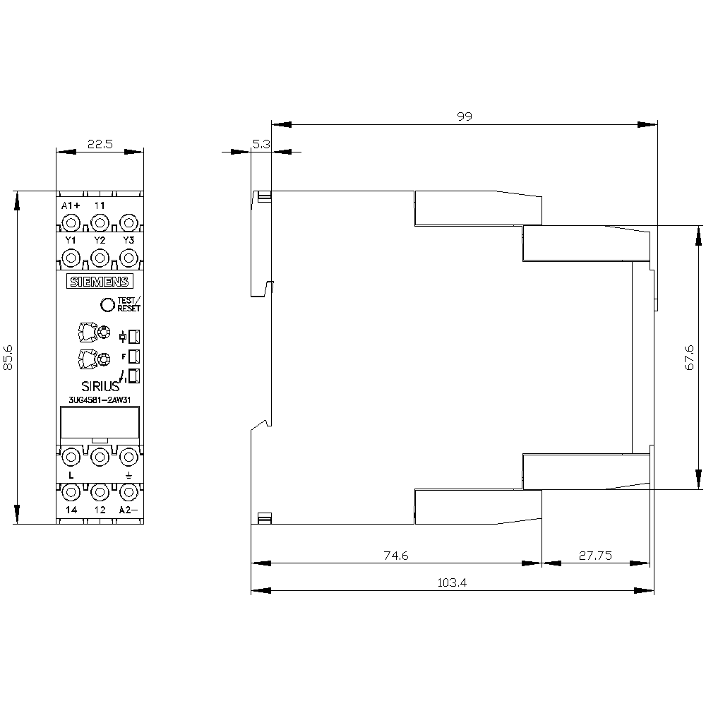 insulation monitoring relay for ungrounded (IT) networks up to 400 V AC - Image 2
