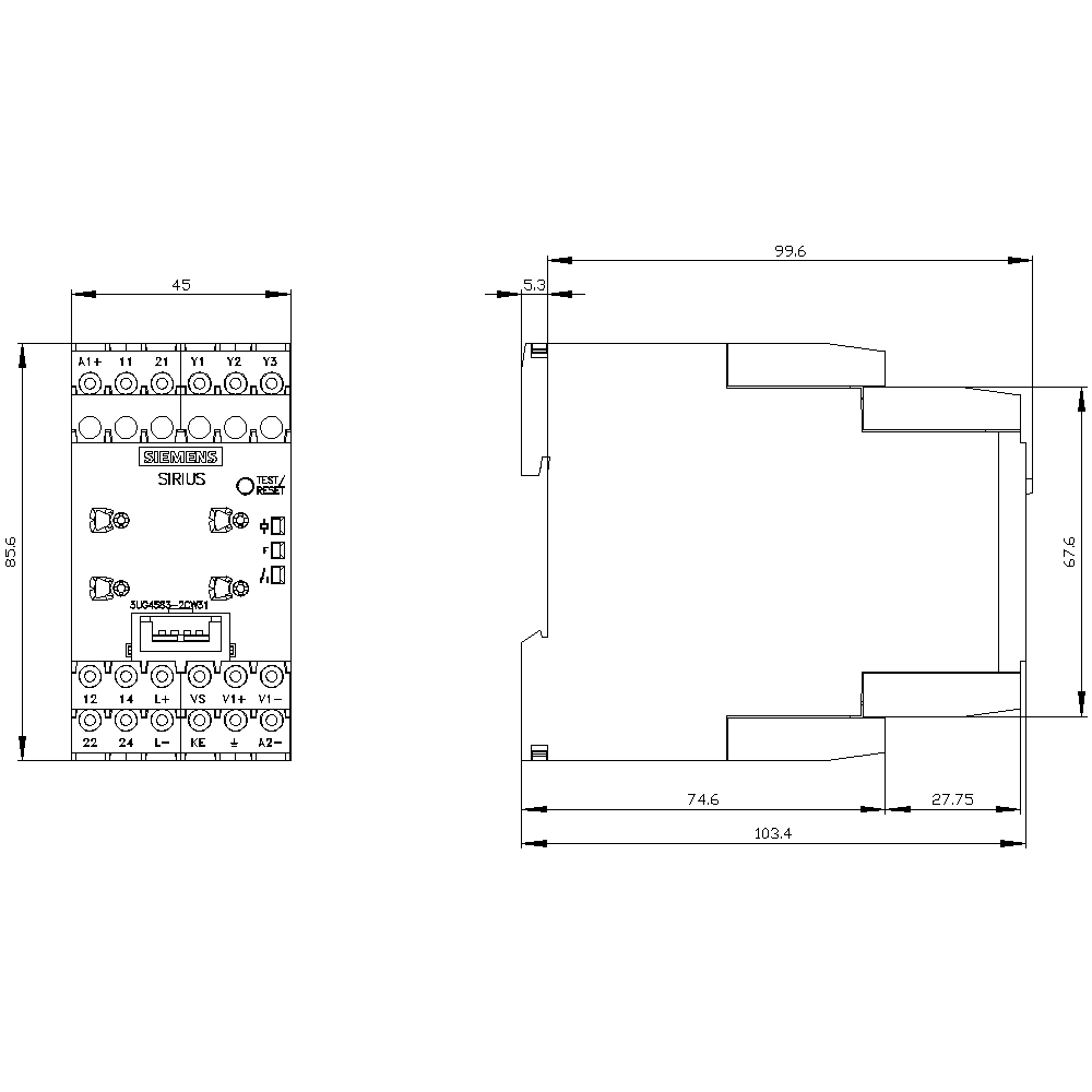 insulation monitoring relay for non-grounded (IT) networks up to 400 V AC - Image 2